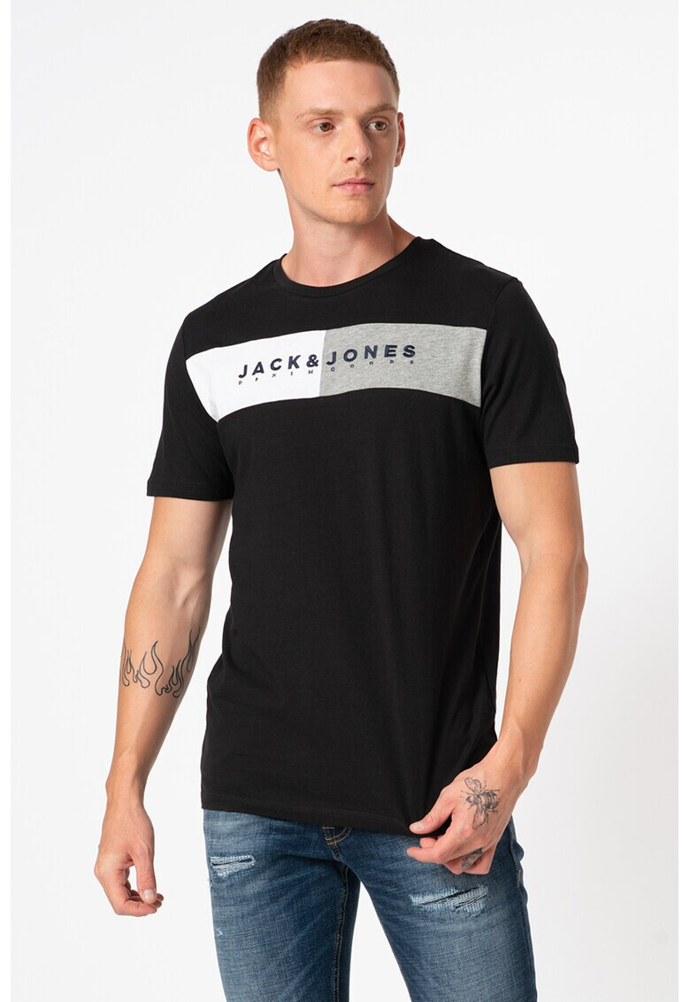 Jack&Jones Тениска Callis с бродирано лого - Pepit.bg