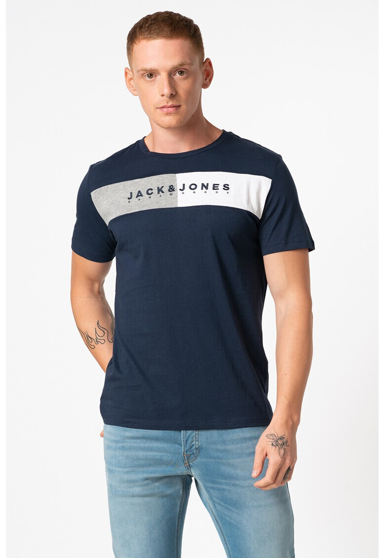 Jack&Jones Тениска Callis с бродирано лого - Pepit.bg