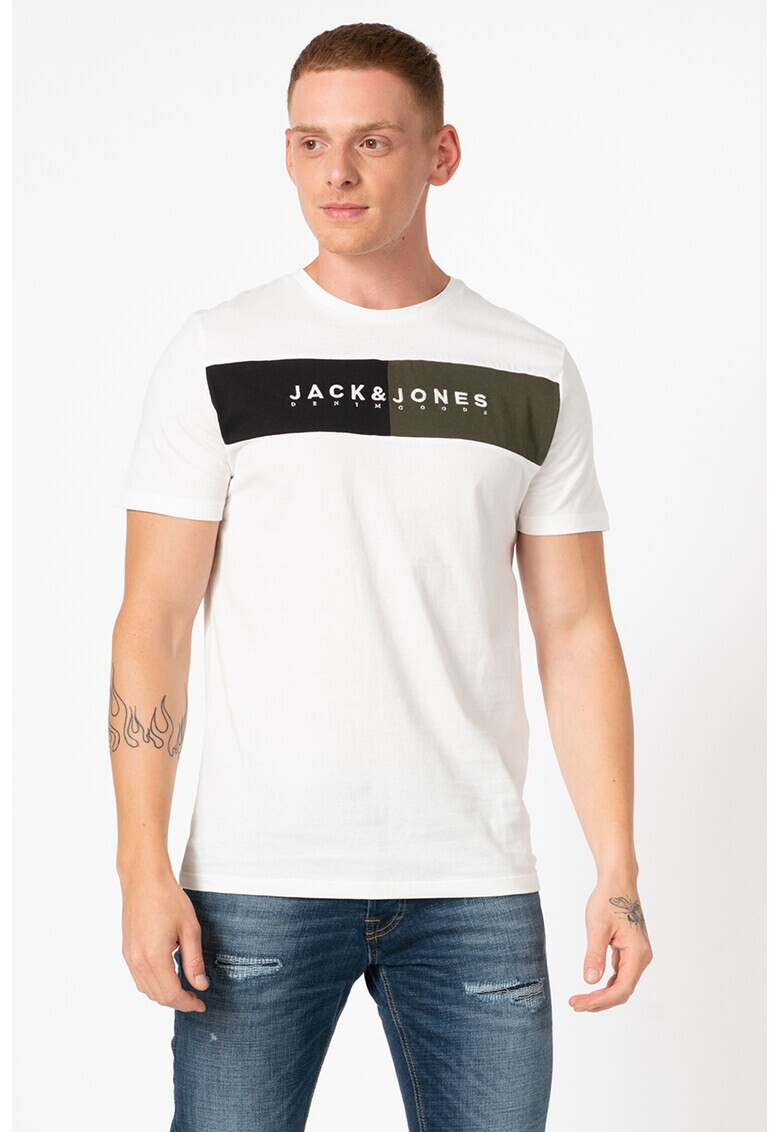 Jack&Jones Тениска Callis с бродирано лого - Pepit.bg