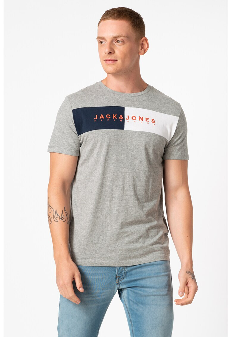 Jack&Jones Тениска Callis с бродирано лого - Pepit.bg