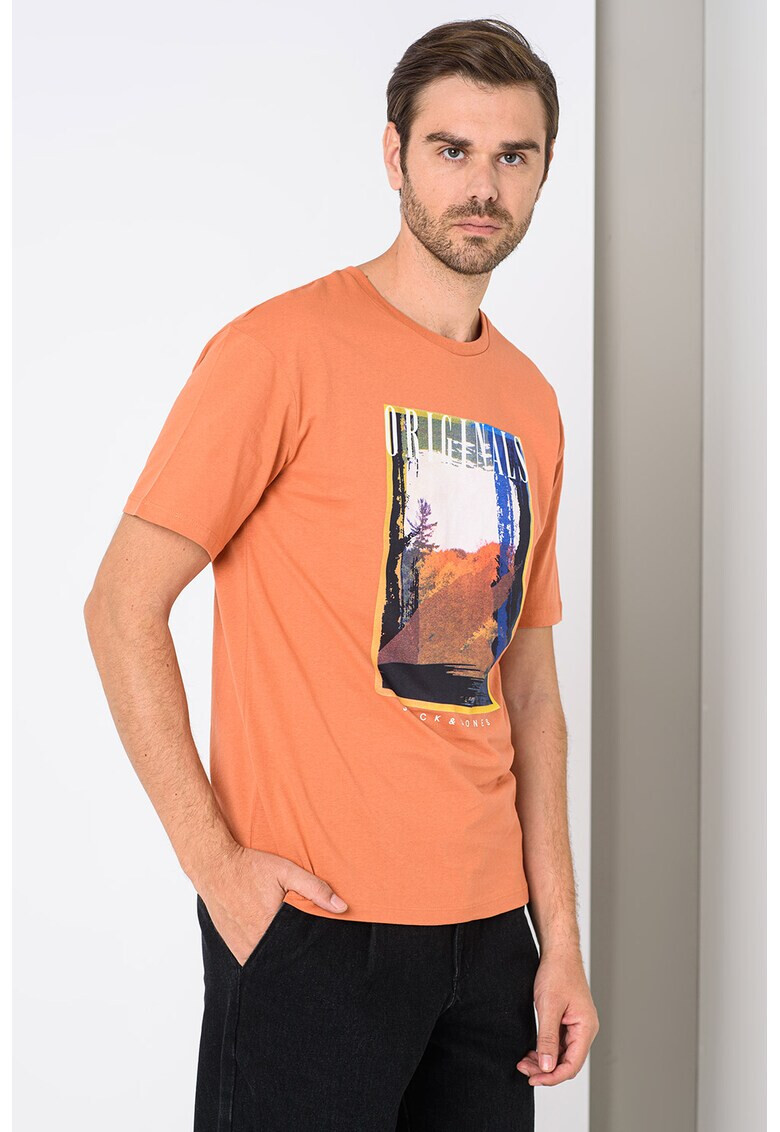 Jack & Jones Тениска Collage с фигурална шарка - Pepit.bg