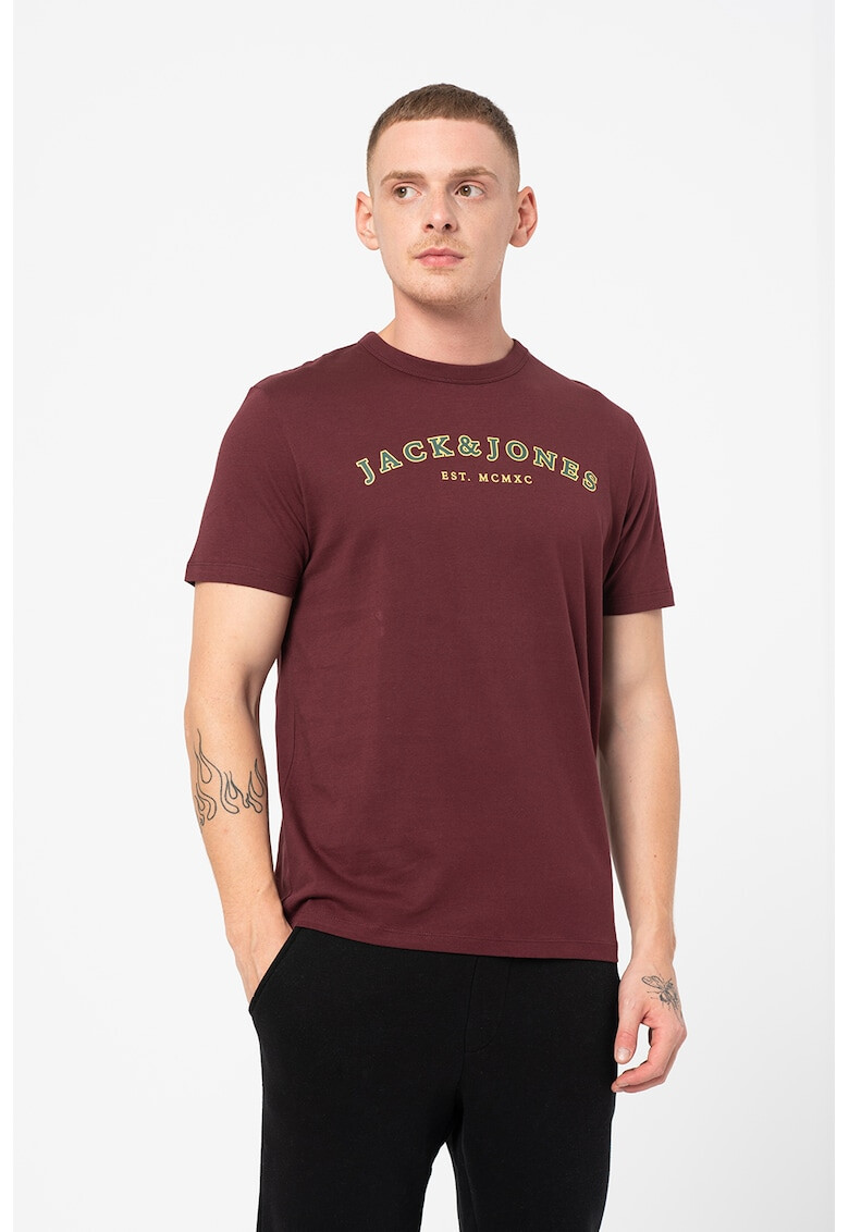Jack&Jones Тениска Cross с лого - Pepit.bg
