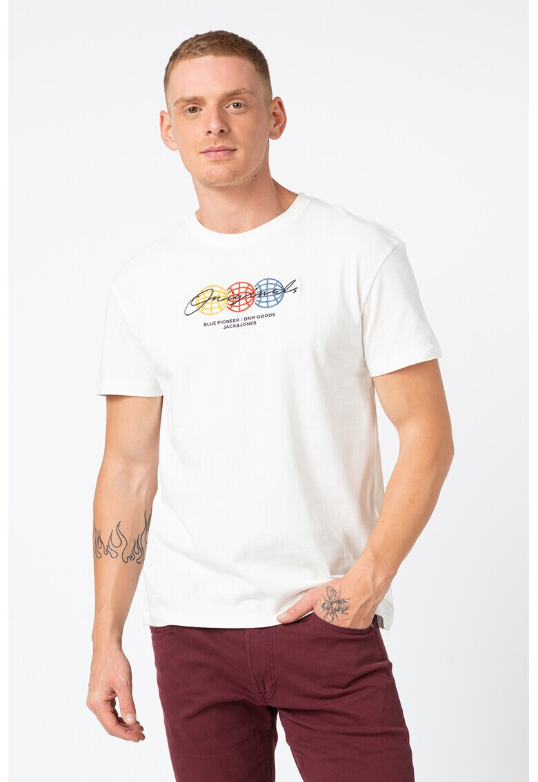 Jack&Jones Тениска Expanded с овално деколте - Pepit.bg
