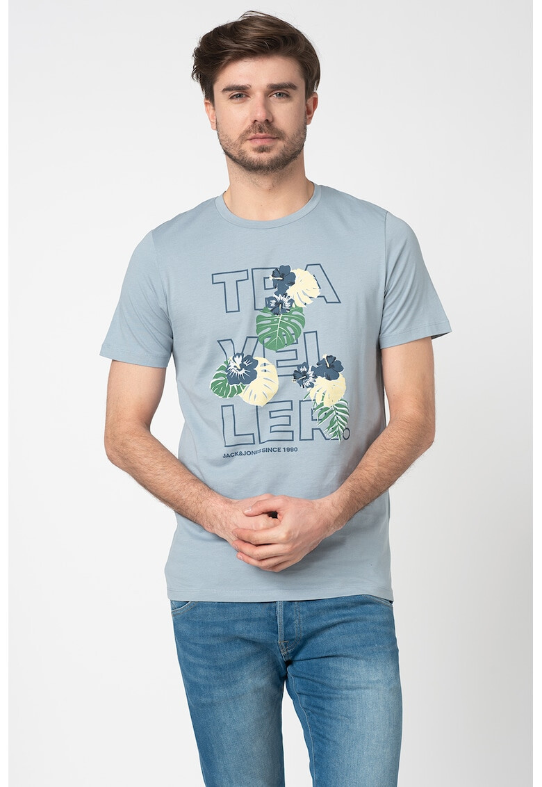 Jack&Jones Тениска Flame с надпис - Pepit.bg