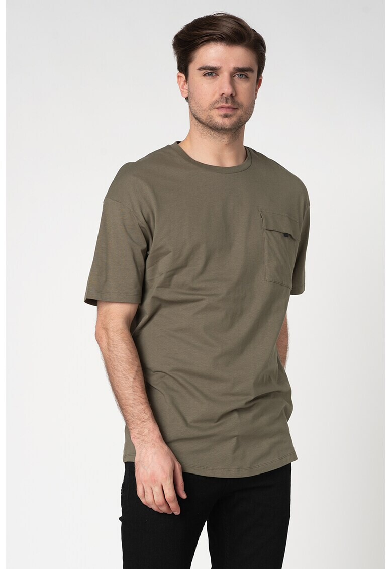 Jack&Jones Тениска Hacker с уголемен дизайн - Pepit.bg