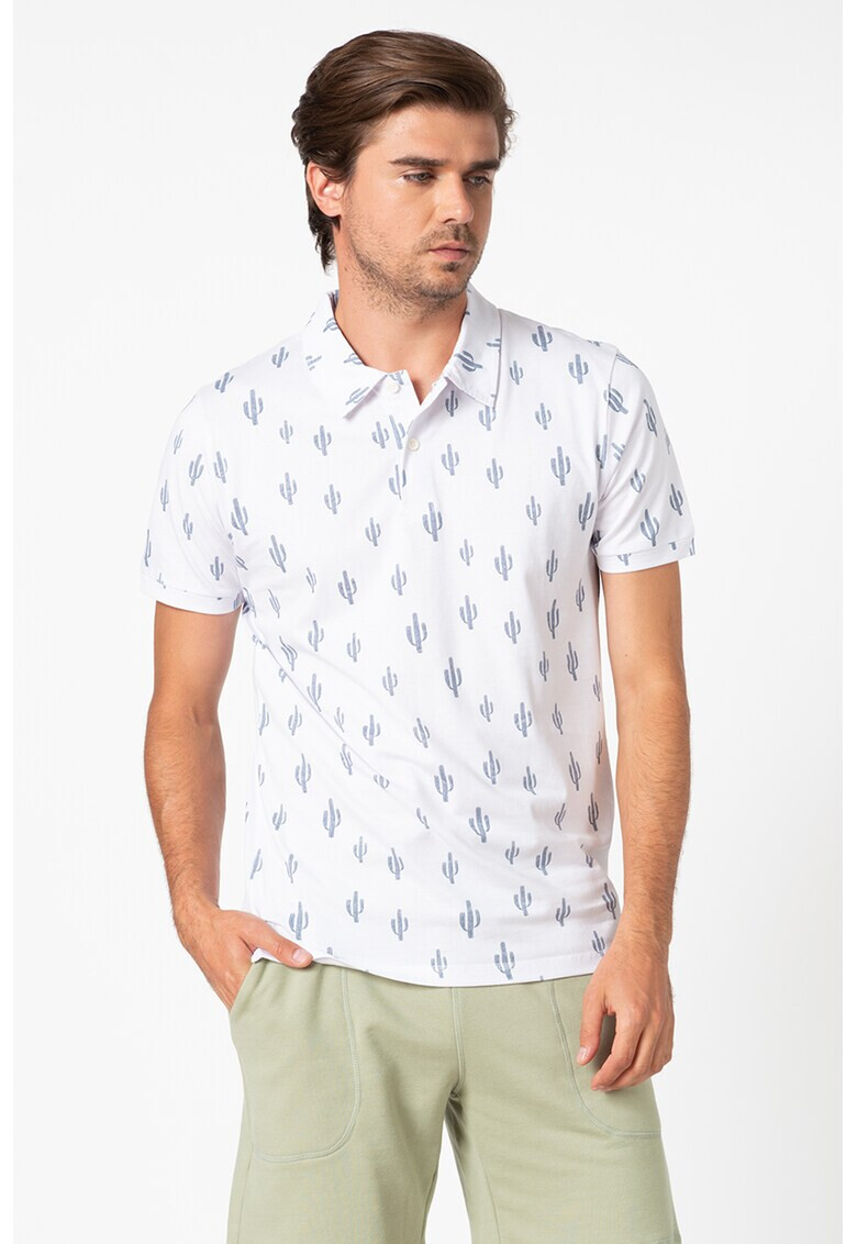 Jack&Jones Тениска Hex с яка - Pepit.bg