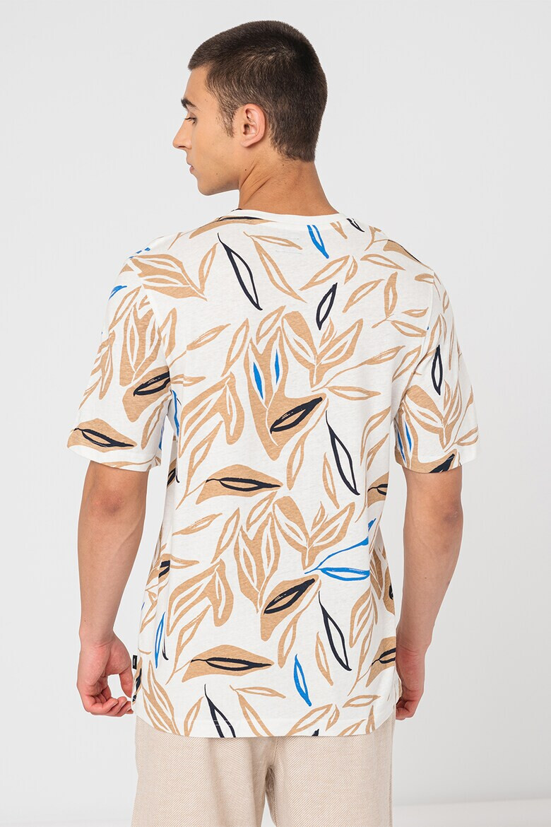 Jack  Jones Тениска Leaf с лен - Pepit.bg