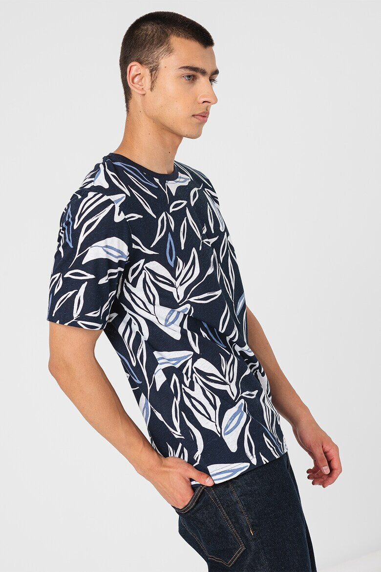 Jack  Jones Тениска Leaf с лен - Pepit.bg