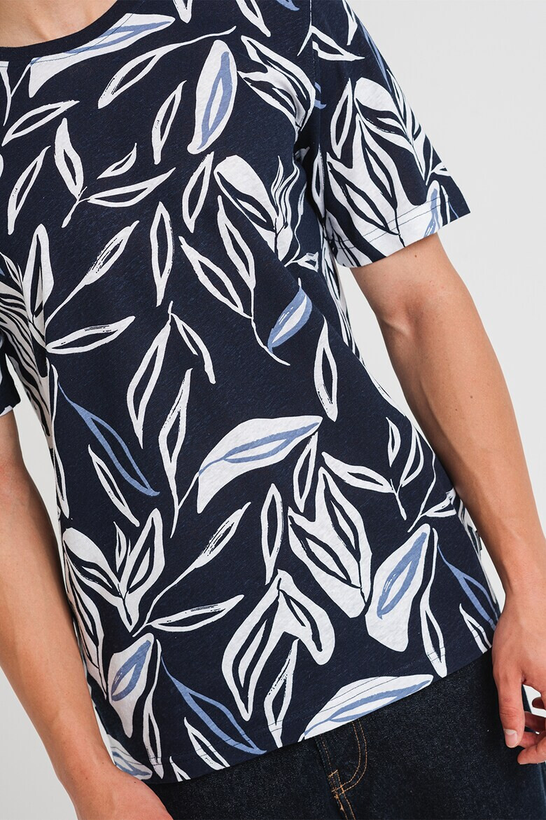 Jack  Jones Тениска Leaf с лен - Pepit.bg