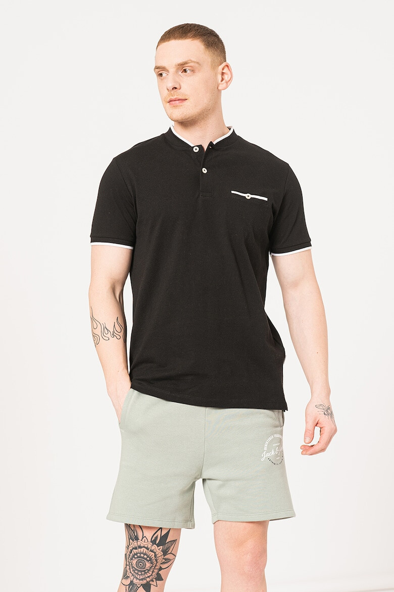Jack & Jones Тениска Maoyal тип Henley - Pepit.bg