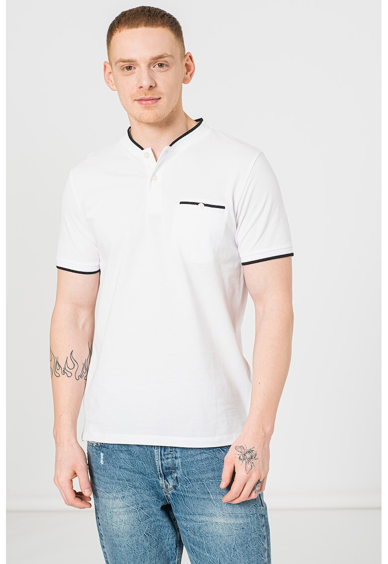 Jack & Jones Тениска Maoyal тип Henley - Pepit.bg