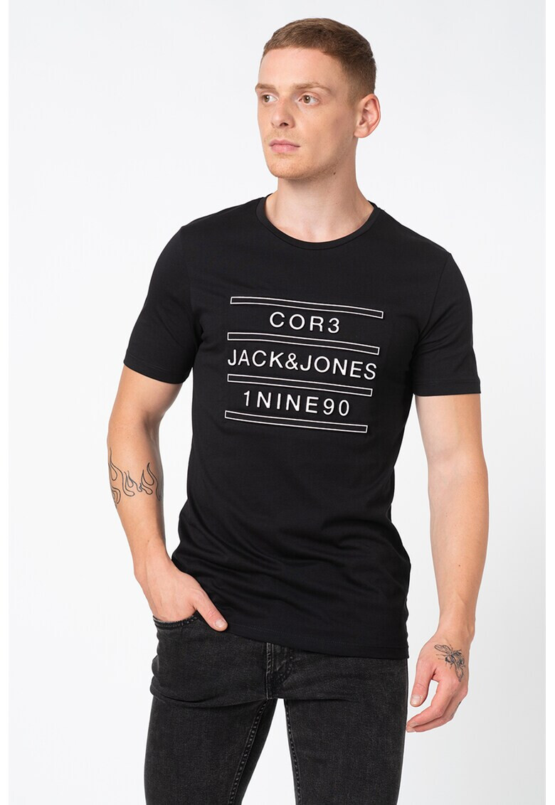 Jack&Jones Тениска Margin с лого - Pepit.bg