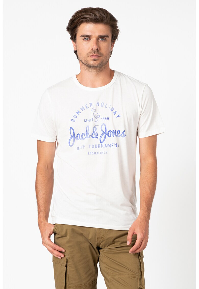 Jack&Jones Тениска Name с надписи - Pepit.bg