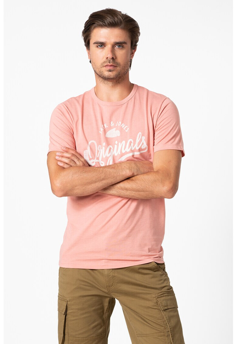 Jack&Jones Тениска Name с надписи - Pepit.bg