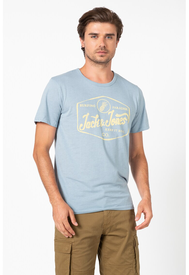 Jack&Jones Тениска Name с надписи - Pepit.bg