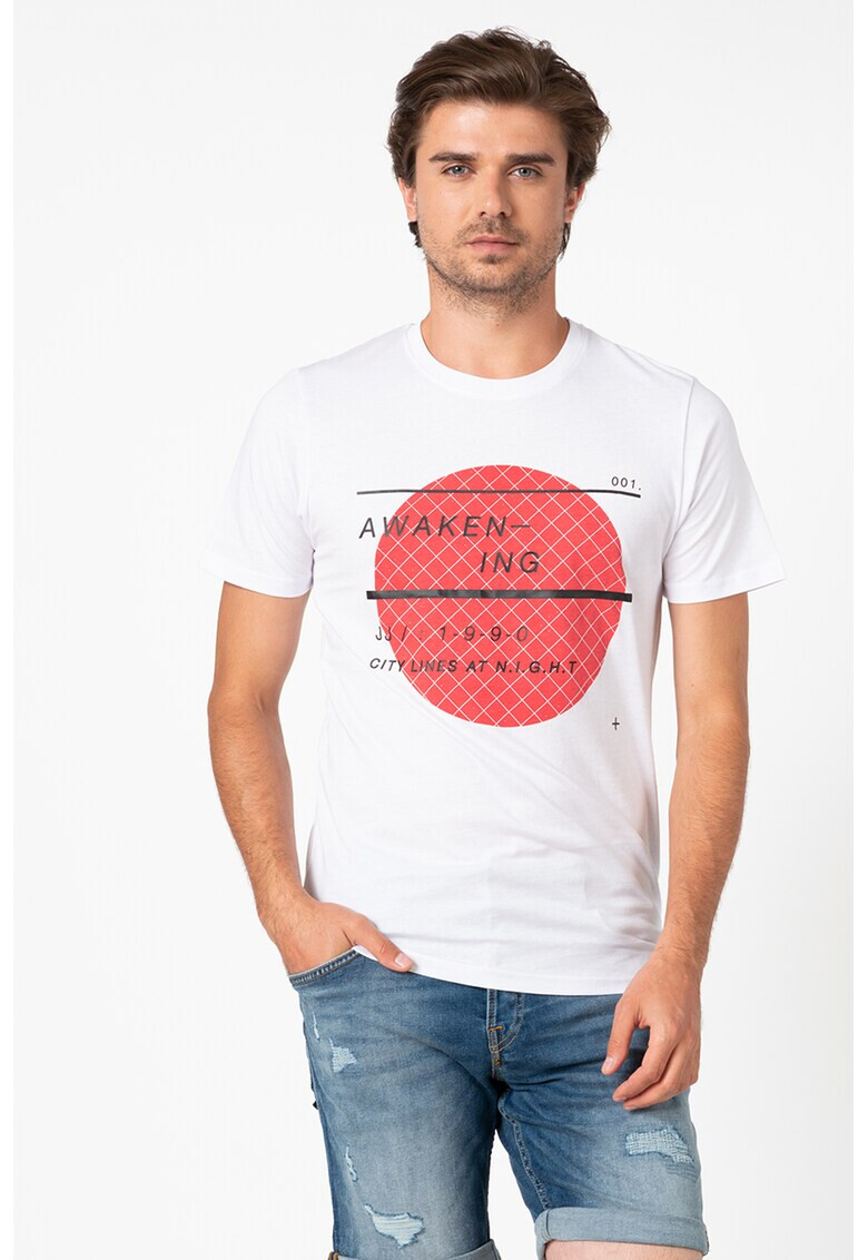 Jack&Jones Тениска Ogrid с овално деколте - Pepit.bg