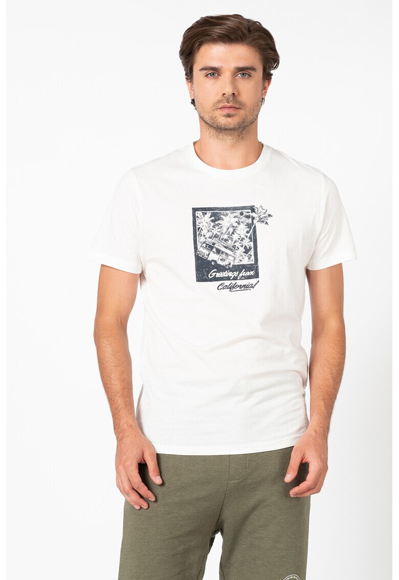 Jack&Jones Тениска Postcard с щампа - Pepit.bg