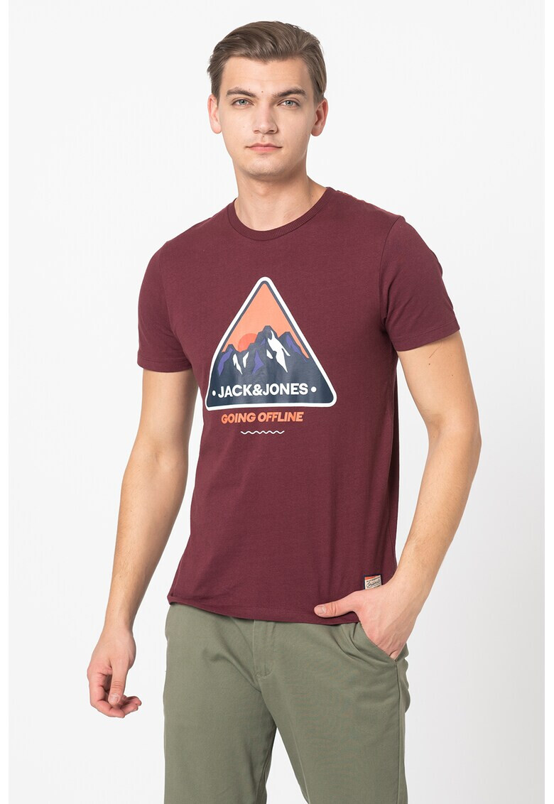 Jack&Jones Тениска River с щампа - Pepit.bg