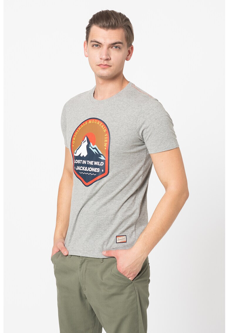 Jack&Jones Тениска River с щампа - Pepit.bg