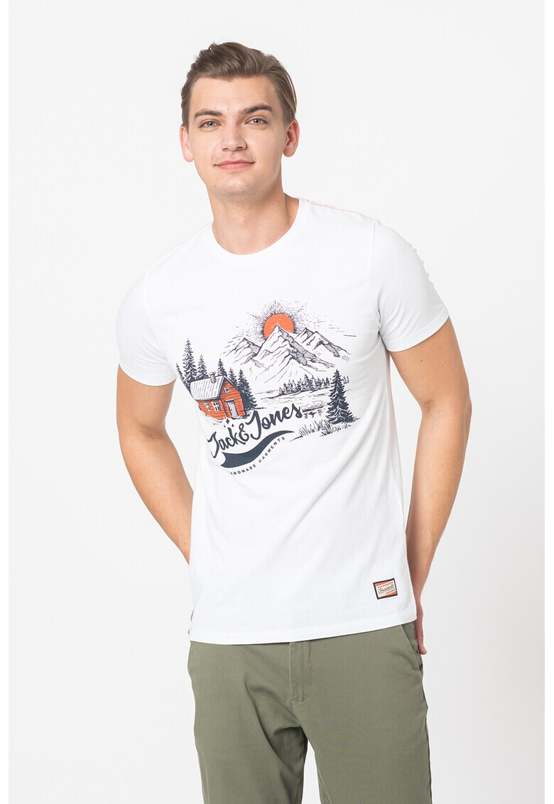 Jack&Jones Тениска River с щампа - Pepit.bg