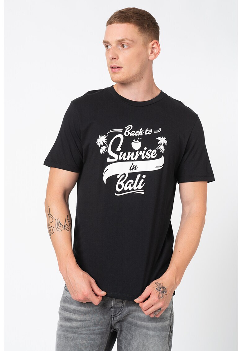 Jack&Jones Тениска Ryder с надписи - Pepit.bg