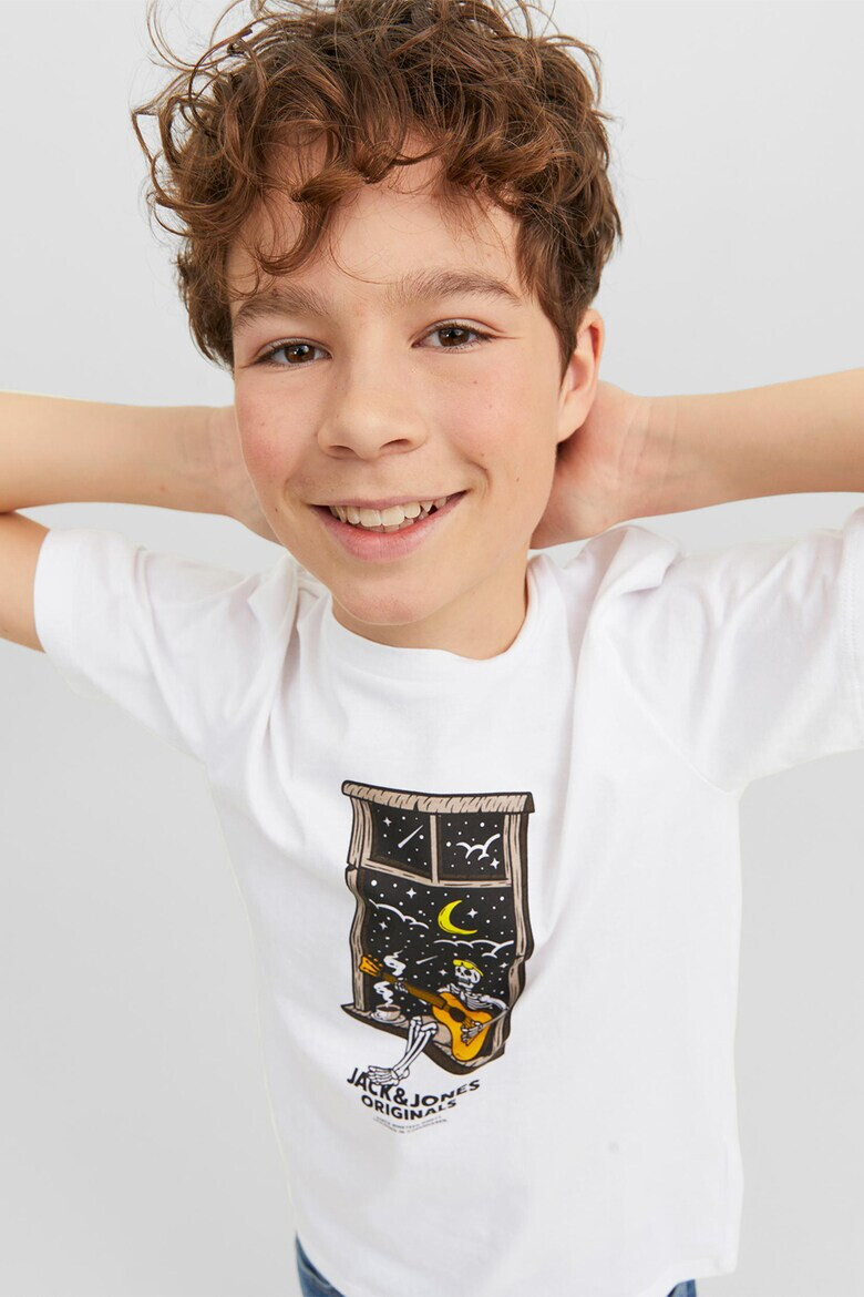Jack & Jones Тениска с фигурална шарка - Pepit.bg