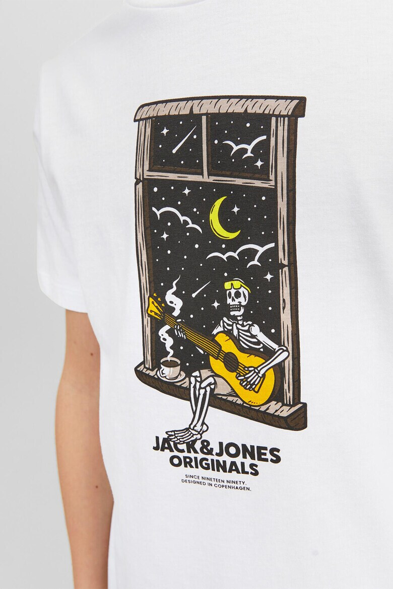 Jack & Jones Тениска с фигурална шарка - Pepit.bg