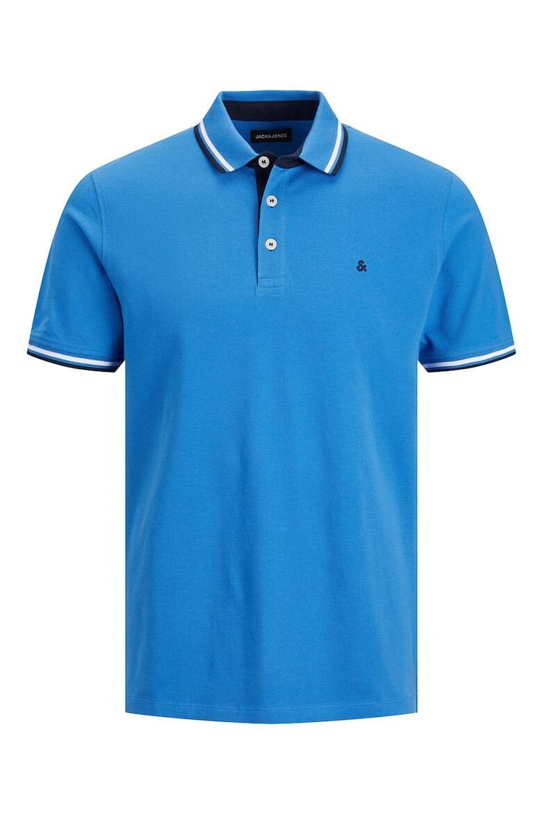 Jack & Jones Вталени тениски с яка Paul - 2 броя - Pepit.bg