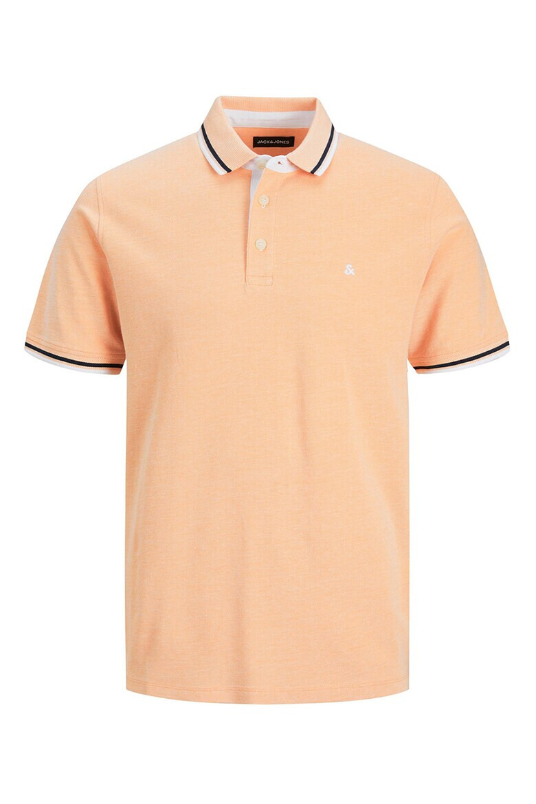 Jack & Jones Вталени тениски с яка Paul - 2 броя - Pepit.bg