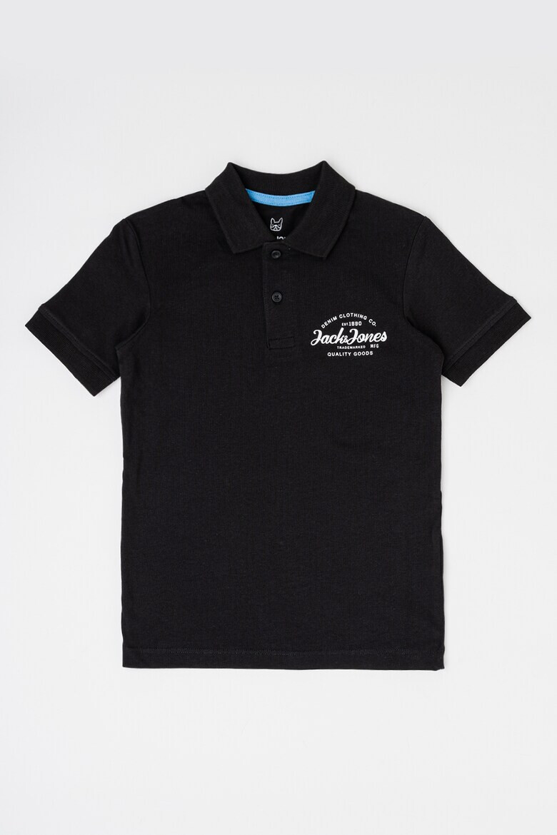 Jack & Jones Тениска с яка и лого - Pepit.bg