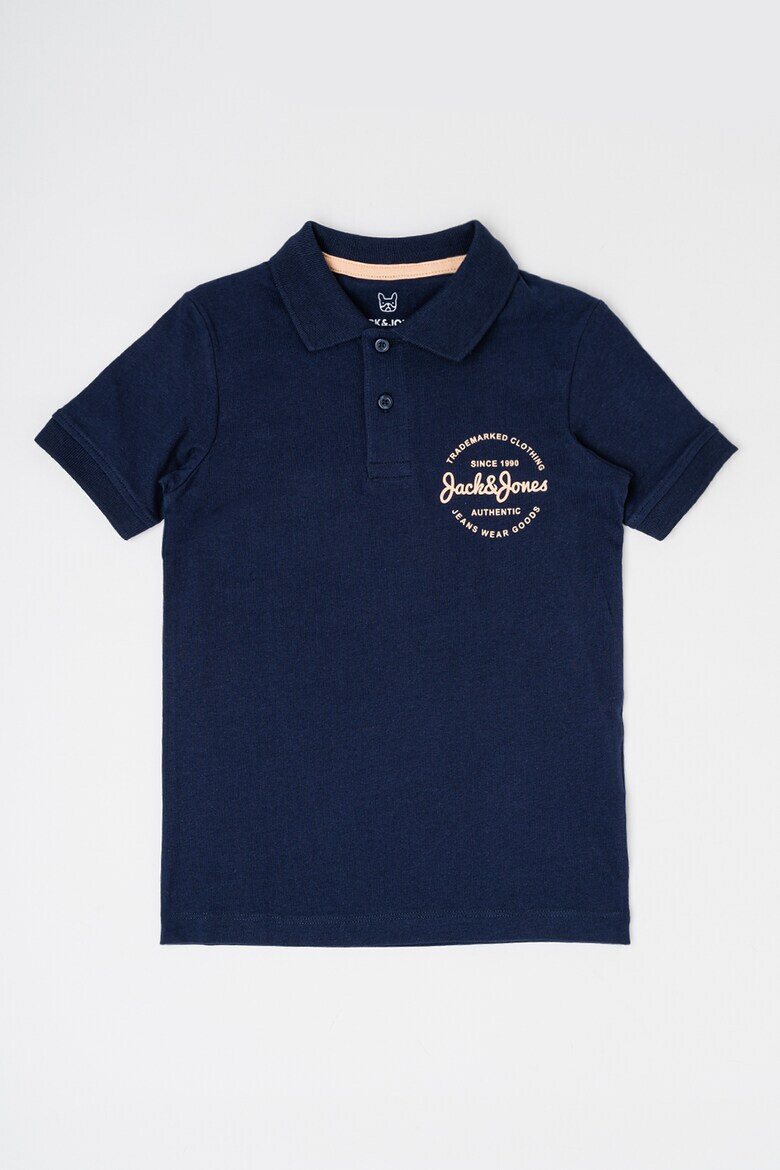 Jack & Jones Тениска с яка и лого - Pepit.bg