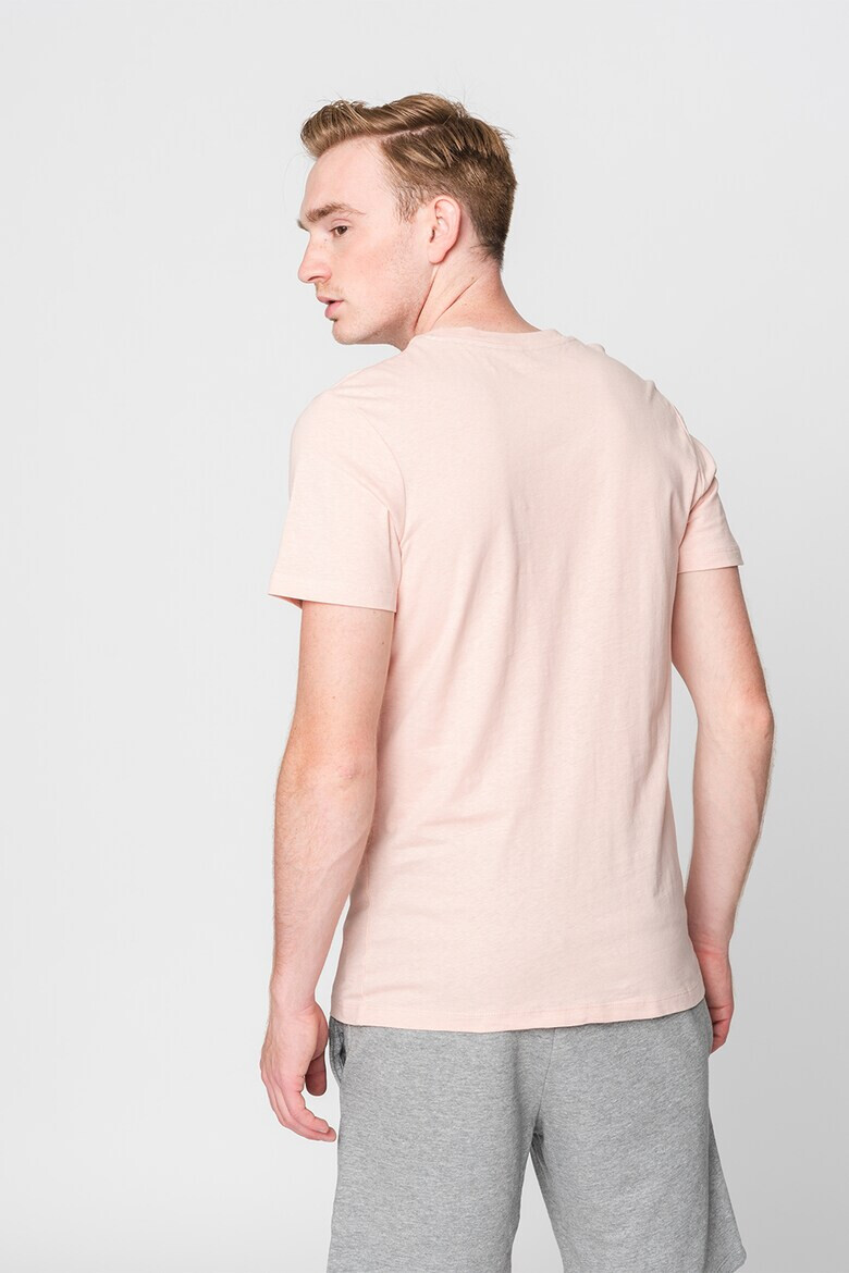 Jack & Jones Тениска с лен с овално деколте - Pepit.bg