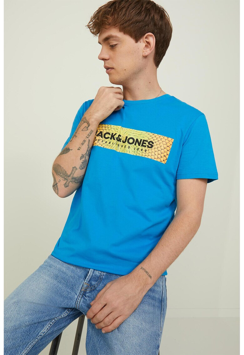 Jack & Jones Тениска с лого на гърдите - Pepit.bg