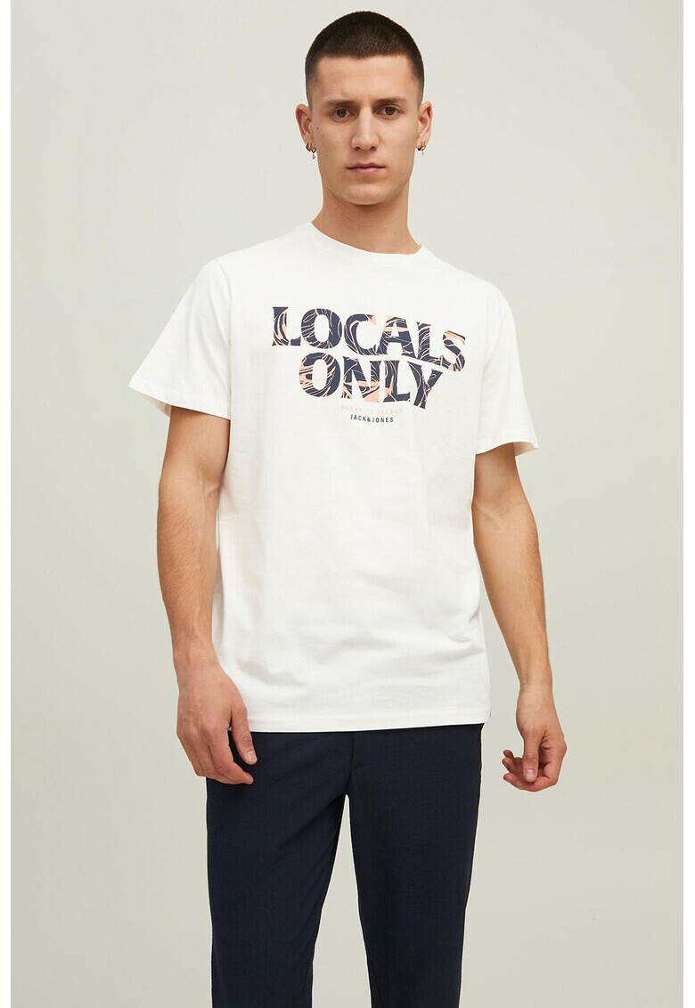 Jack & Jones Тениска с надпис - Pepit.bg