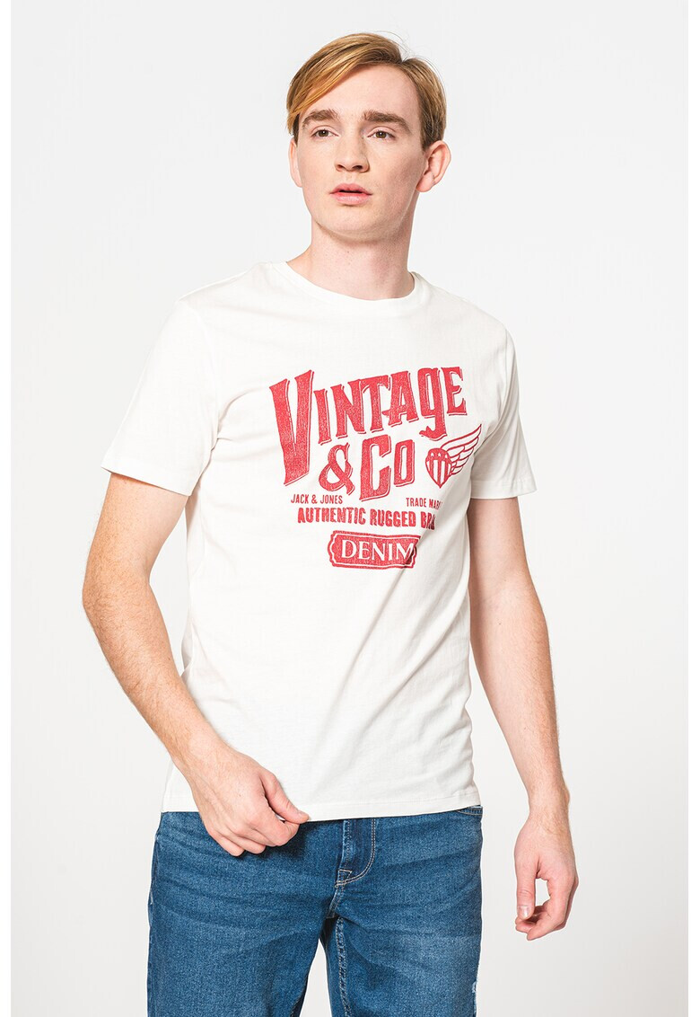 Jack & Jones Тениска с надпис - Pepit.bg