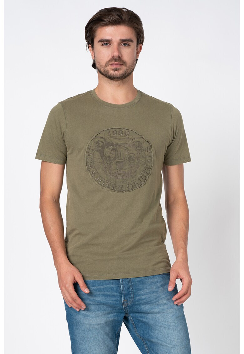Jack&Jones Тениска с овално деколте - Pepit.bg