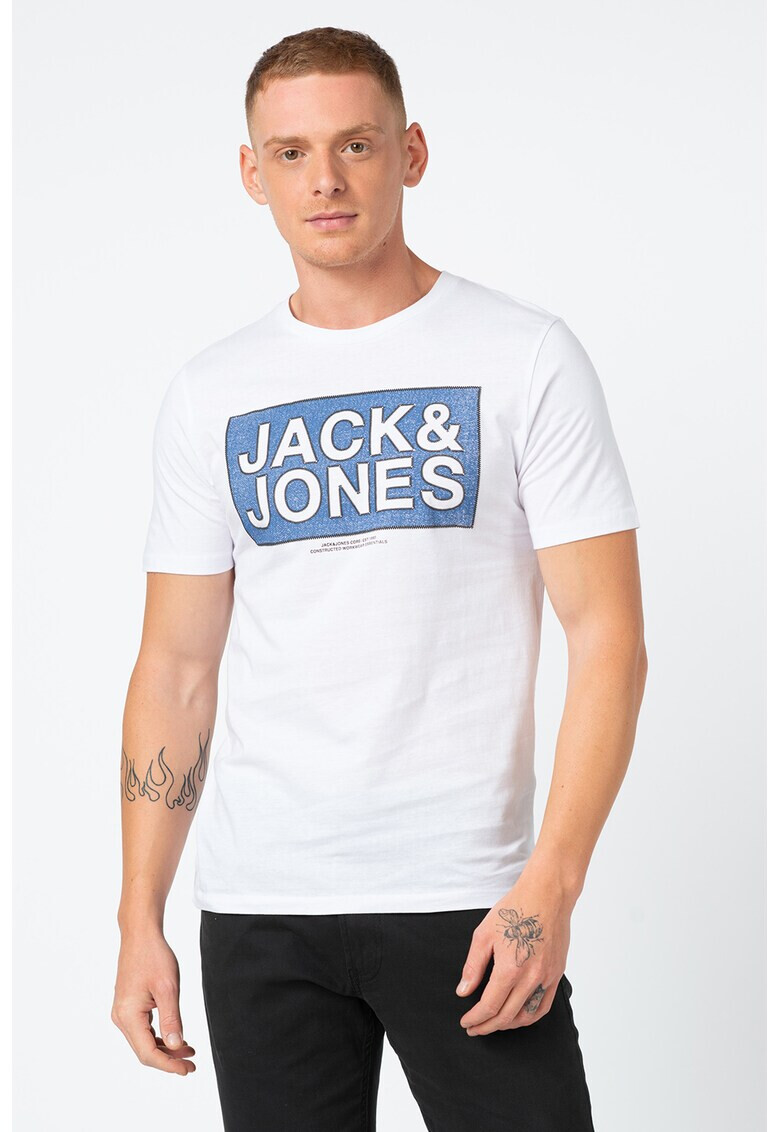 Jack&Jones Тениска с овално деколте - Pepit.bg