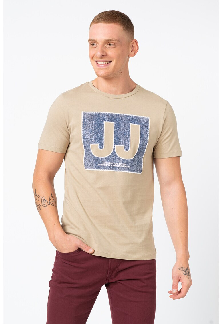Jack&Jones Тениска с овално деколте - Pepit.bg