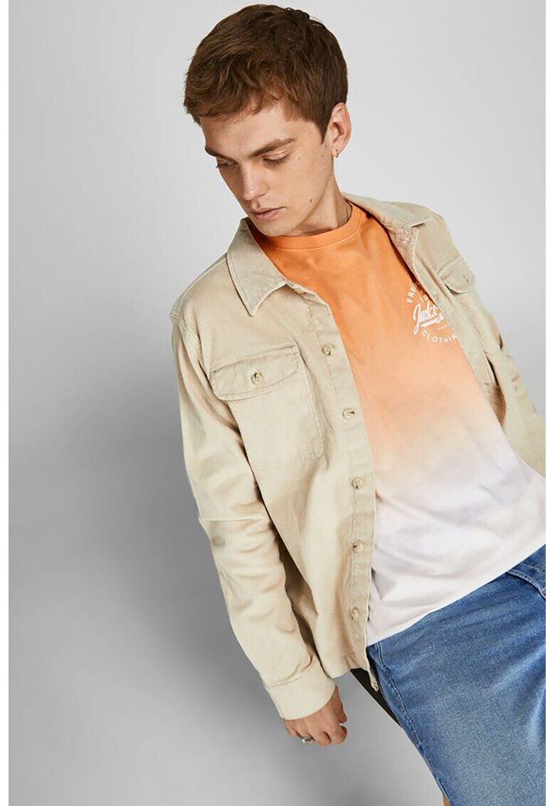 Jack & Jones Тениска с овално деколте - Pepit.bg