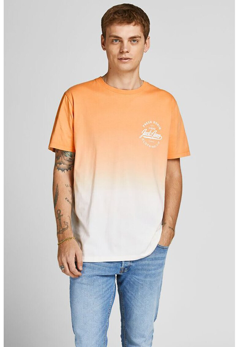 Jack & Jones Тениска с овално деколте - Pepit.bg
