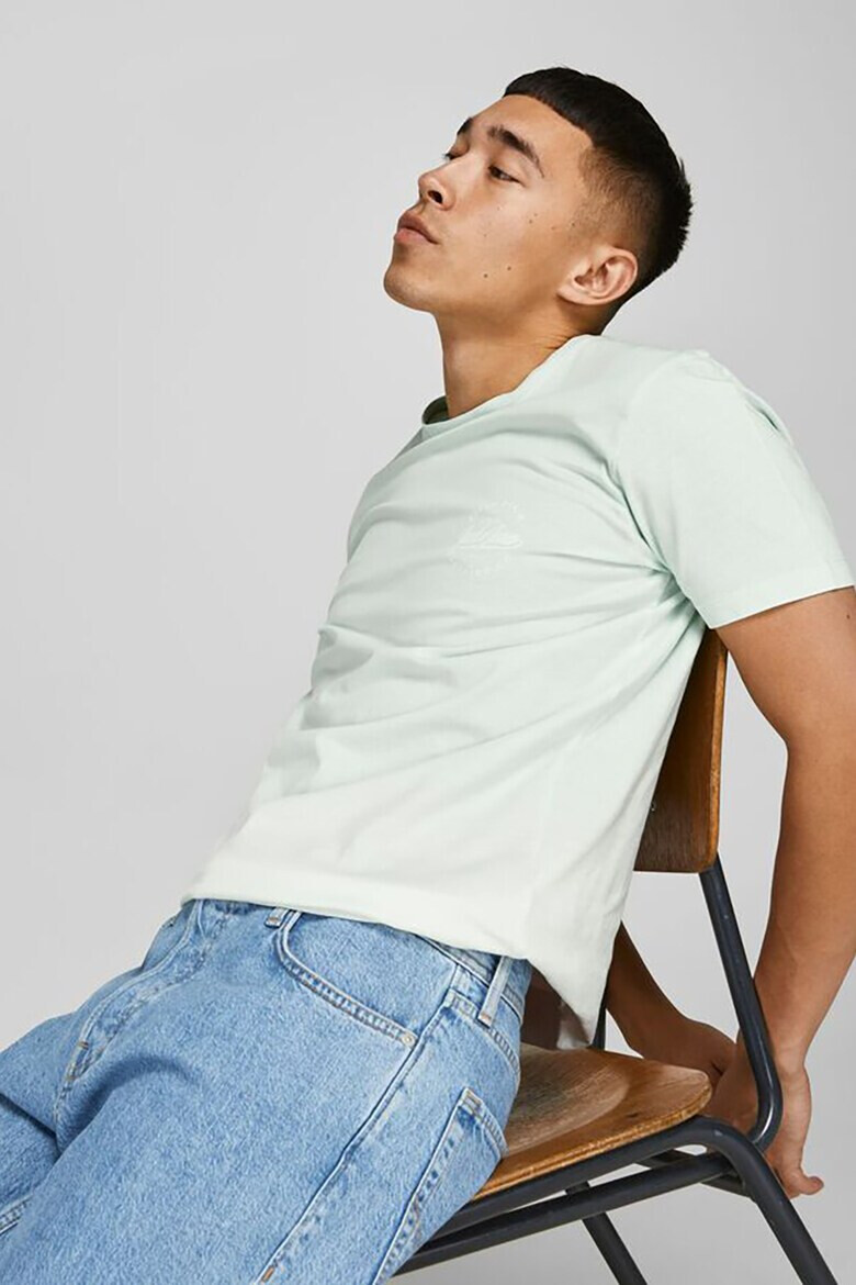 Jack & Jones Тениска с овално деколте - Pepit.bg