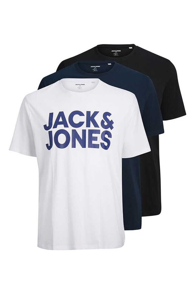 Jack & Jones Тениска с принт - 3 броя - Pepit.bg
