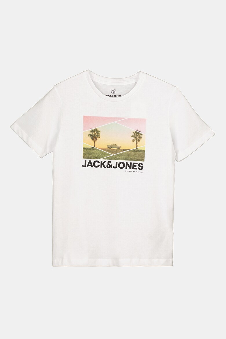 Jack & Jones Тениска с шарка Billboard - Pepit.bg