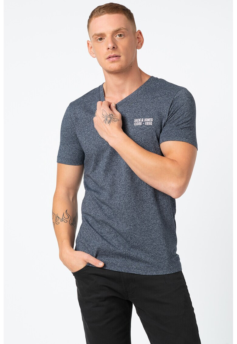 Jack&Jones Тениска с шпиц - Pepit.bg