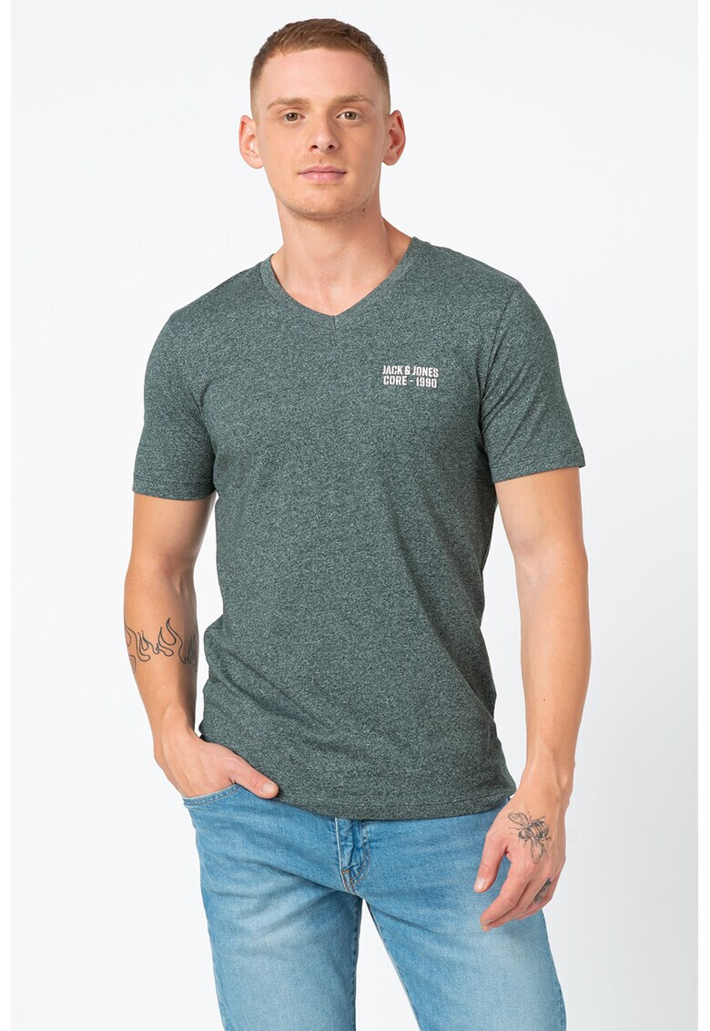 Jack&Jones Тениска с шпиц - Pepit.bg