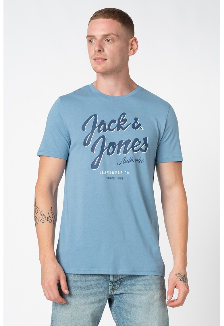 Jack&Jones Тениска с уголемено лого - Pepit.bg