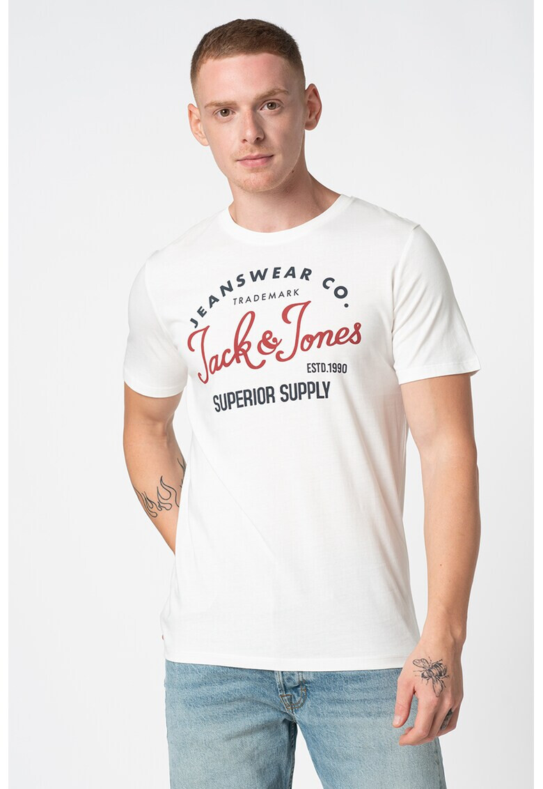 Jack&Jones Тениска с уголемено лого - Pepit.bg