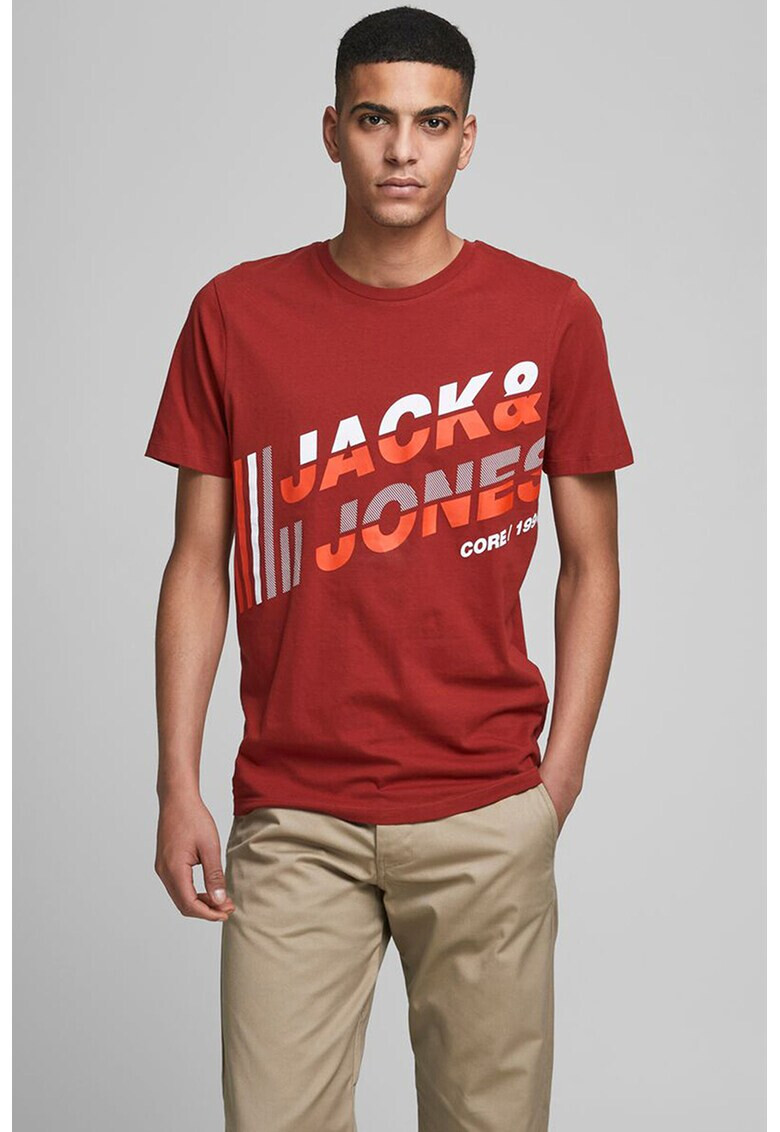 Jack&Jones Тениска с уголемено лого - Pepit.bg