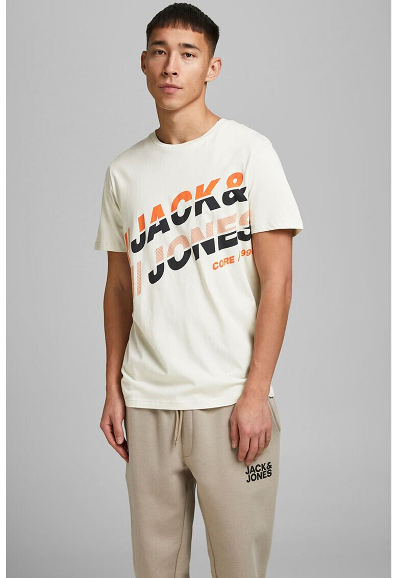 Jack&Jones Тениска с уголемено лого - Pepit.bg
