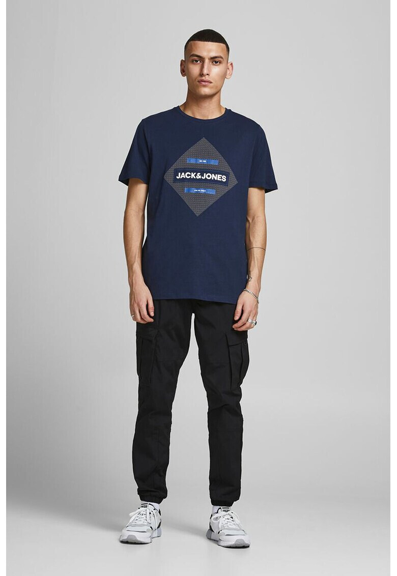Jack&Jones Тениска с уголемено лого - Pepit.bg